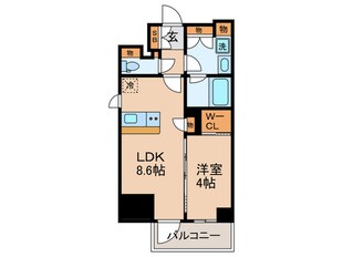 ジオエント池袋の物件間取画像